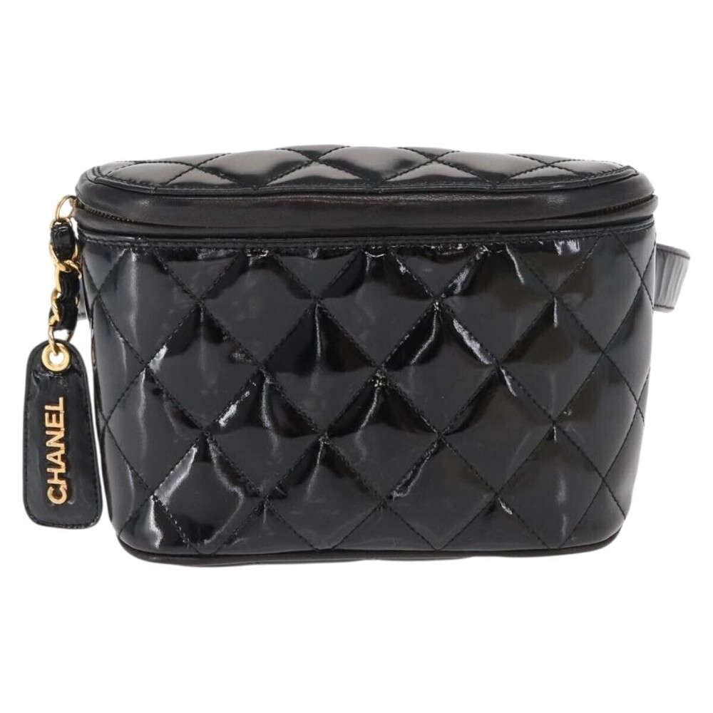 Chanel Vintage Zip Belt Quilted Lambskin Small